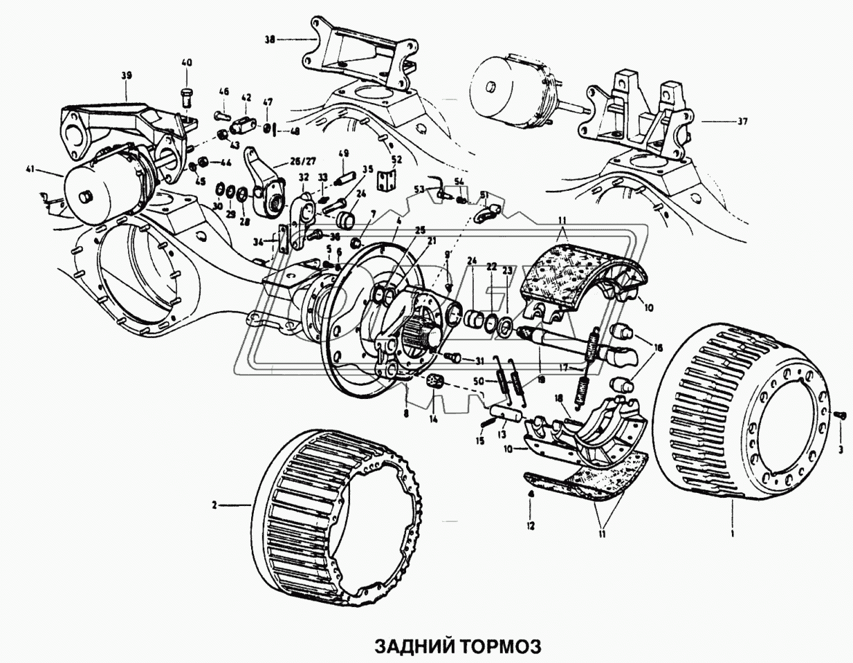 Задний тормоз 1