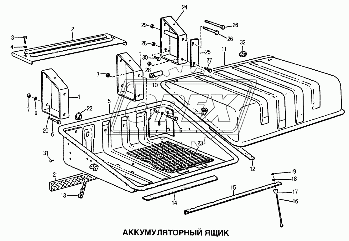 Аккумуляторный ящик