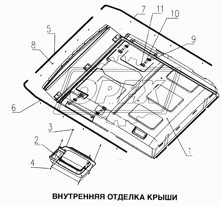 Внутренняя отделка крыши