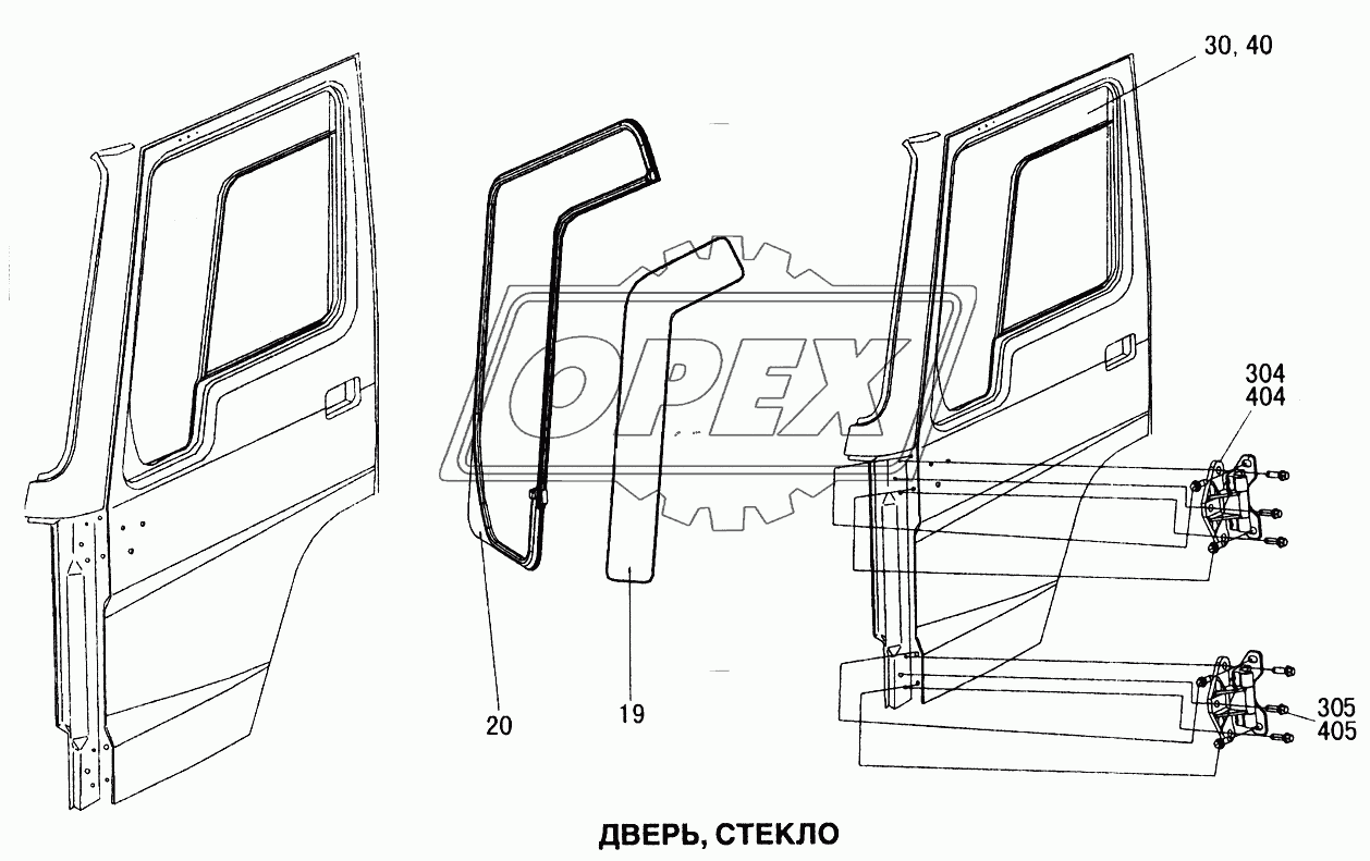 Дверь, стекло 2