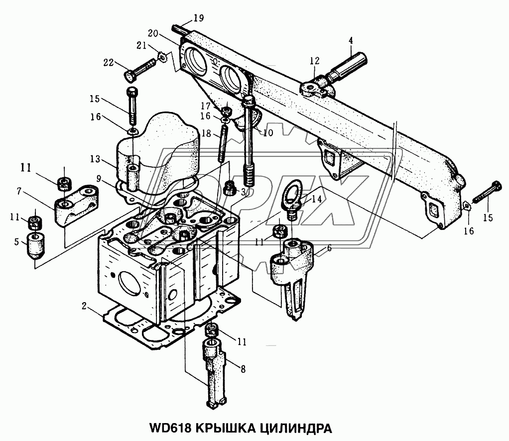 Крышка цилиндра