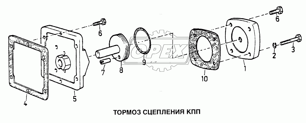 Тормоз сцепления КПП