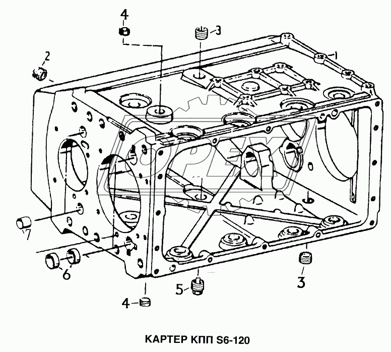 Картер КПП S6-120