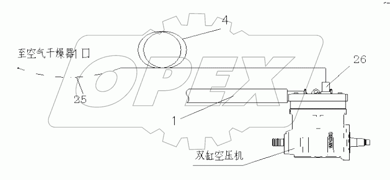  Brake  system air supply device