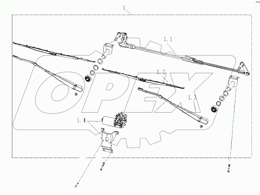  HOWO Driving cab washer device