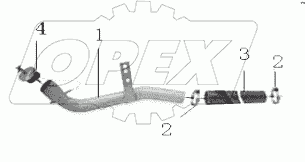  HOWO Engine accessories left