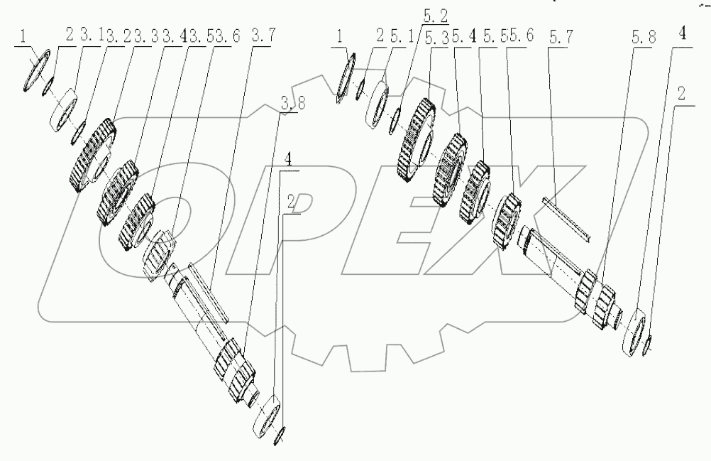  Countershaft assemby