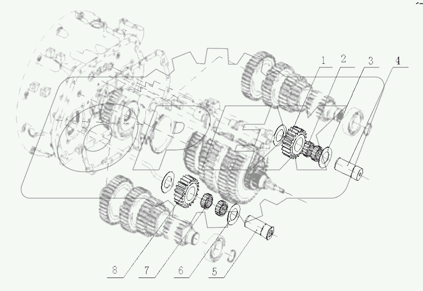  Idle gear  composite member