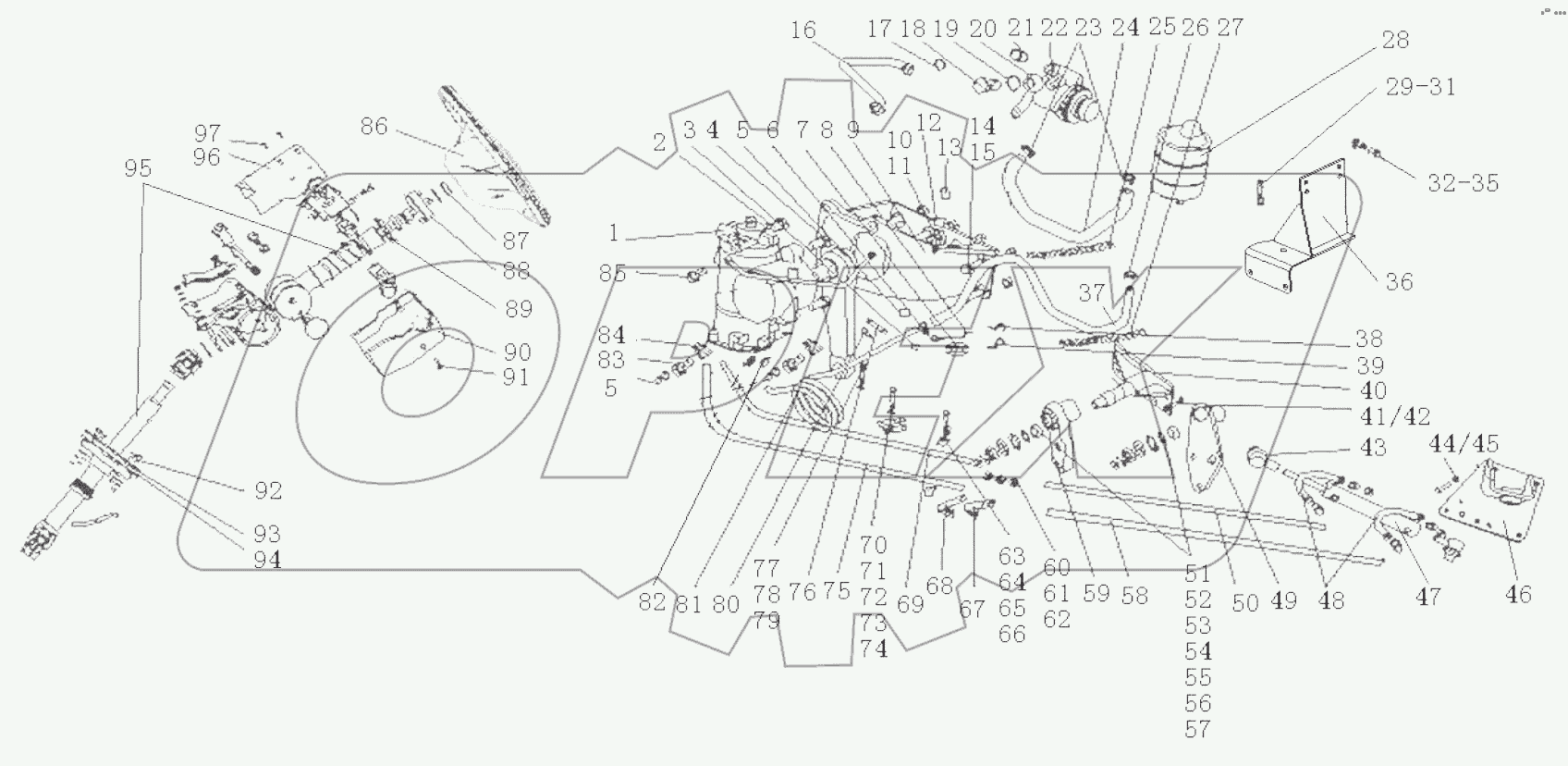  Steering device (ZF8118)
