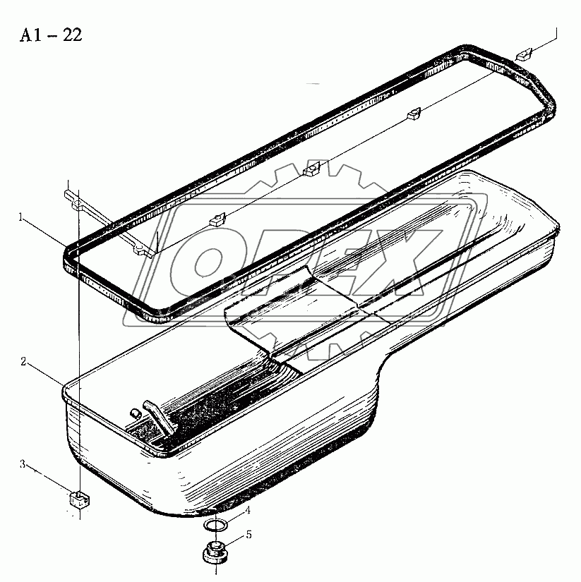 WD615 OIL PAN (A1-22)