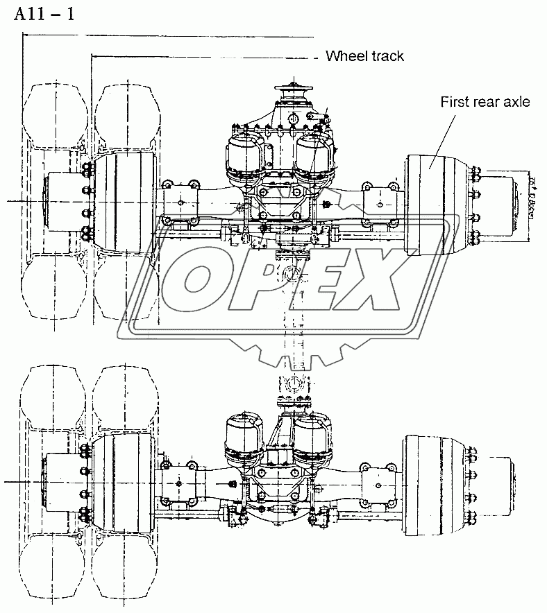 REAR DRIVE AXLE (A11-1)