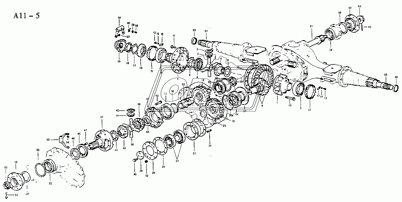 FIRST REAR AXLE DRIVE (A11-5)