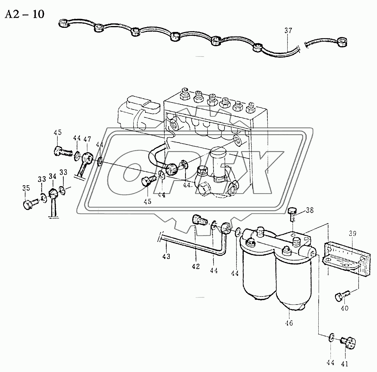 WD618 FUEL LINE (A2-10)