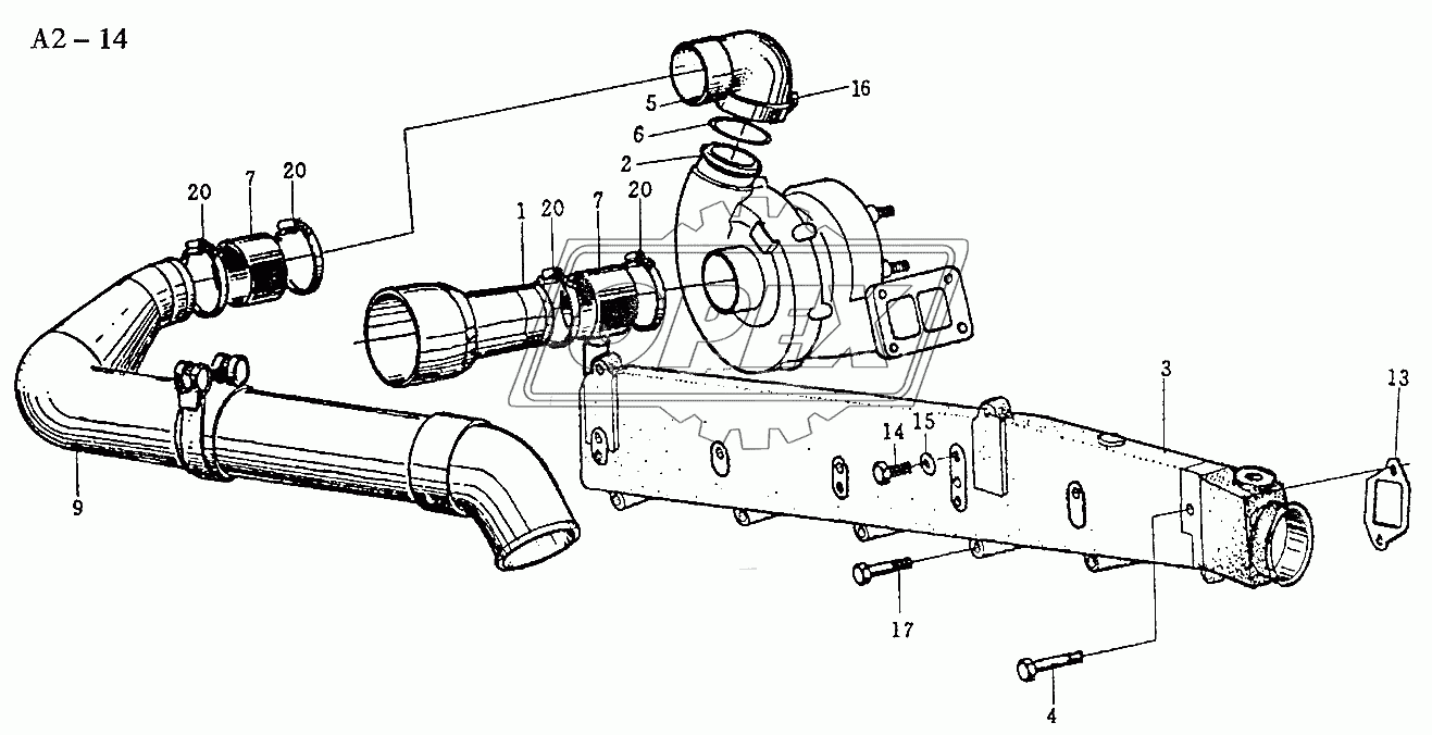 WD618 AIR INTAKE MANIFOLD (A2-14)