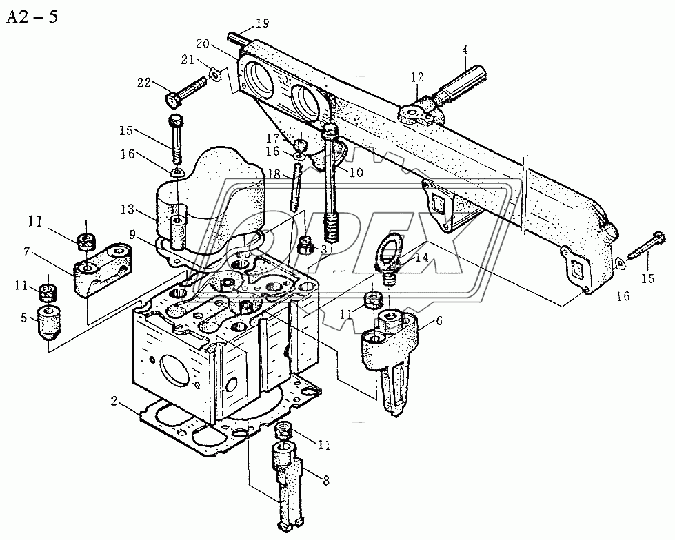 WD618 CYLINDER HEAD (A2-5)