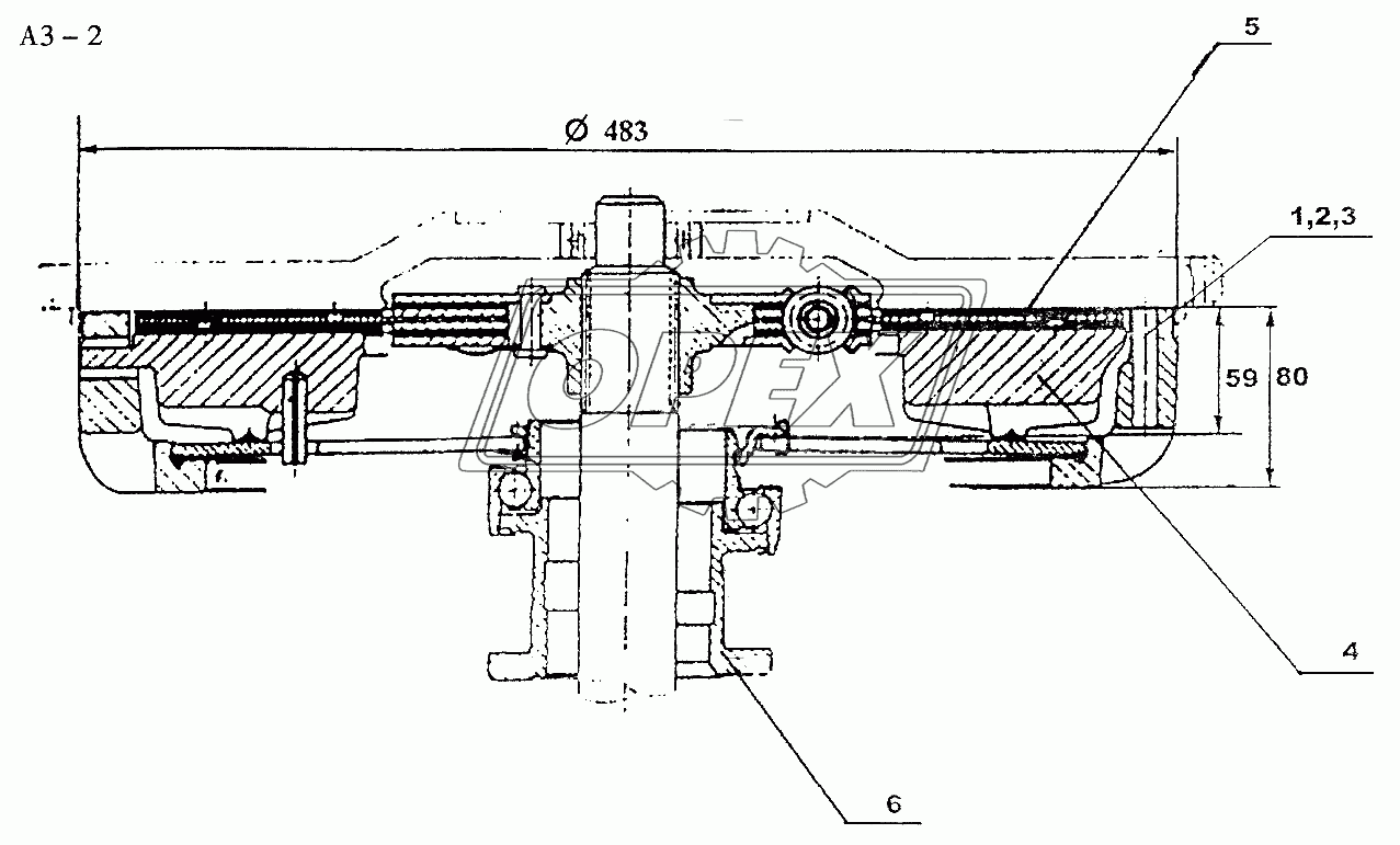Ф430mm CLUTCH (A3-2)