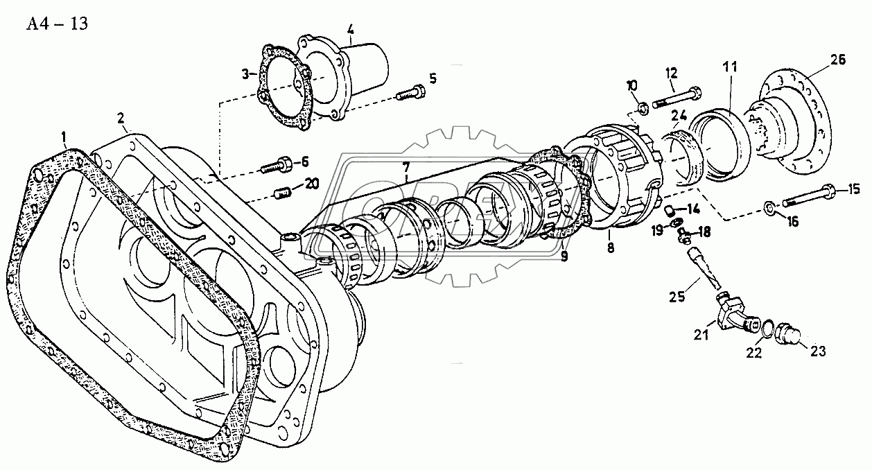 Fuller REAR COVER (A4-13)