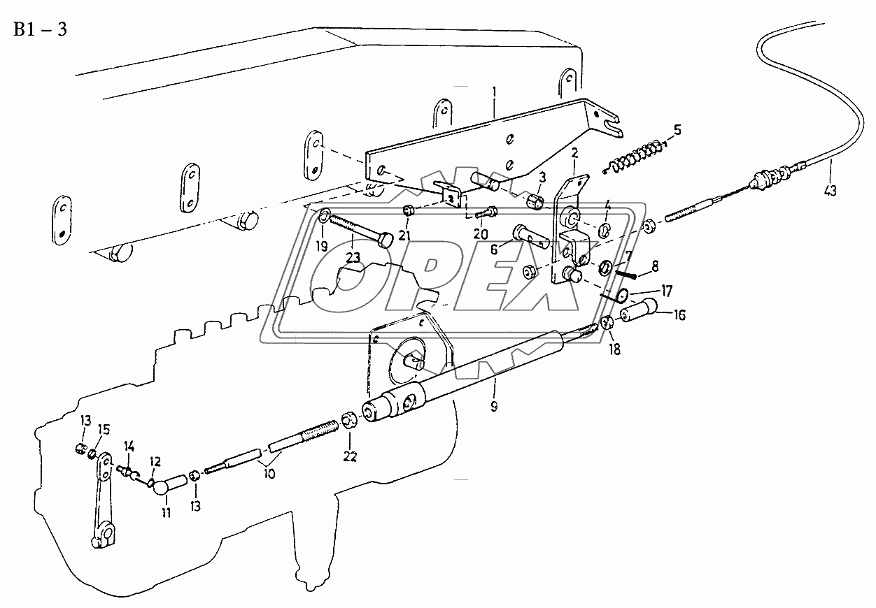 ACCELERATOR LINKAGE (B1-3)