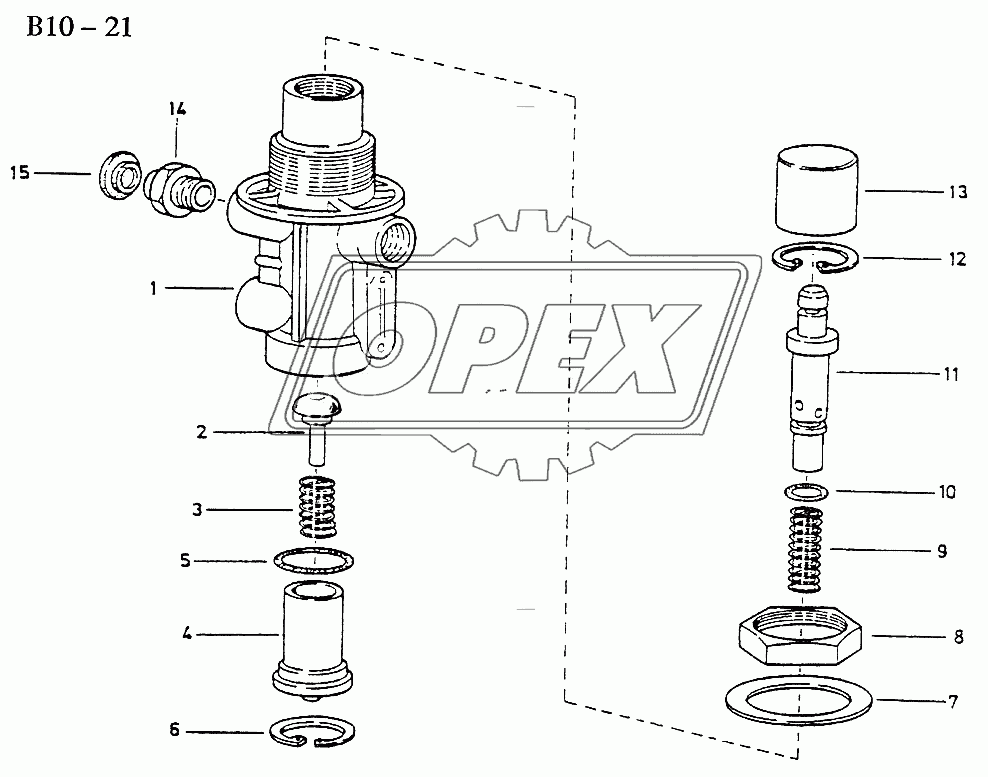 PUSHBUTTON VALVE (B10-21)