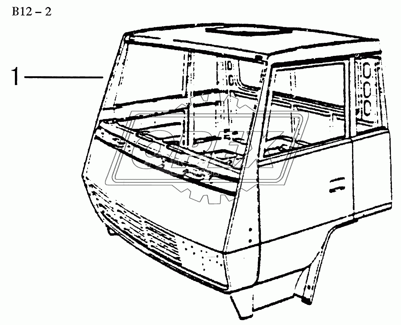 CAB BODY SHELL (B12-2)