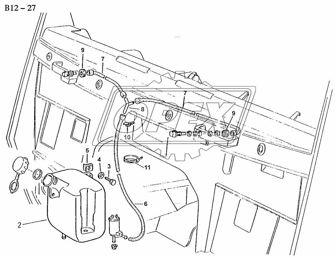 WINDSCREEN WASHING EQUIPMENT (B12-27)