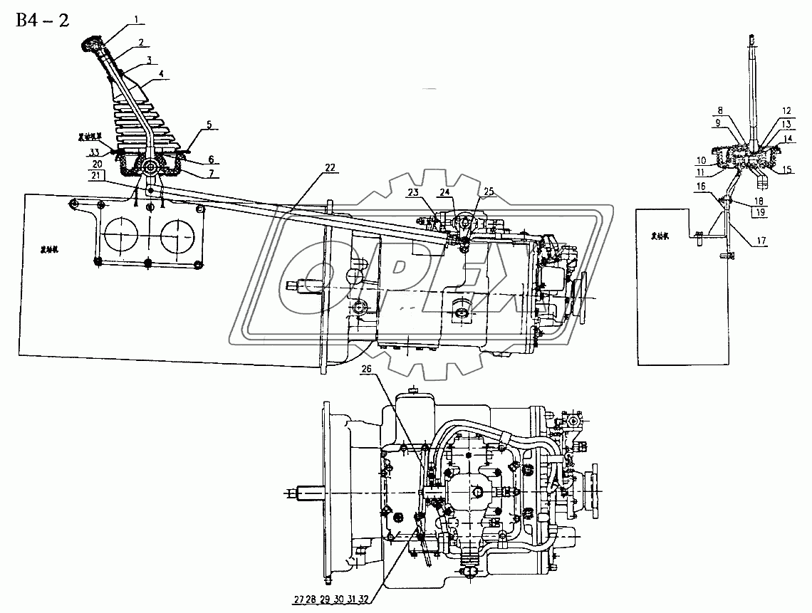 FULLER GEAR-CHANGE SYSTEM (B4-2)