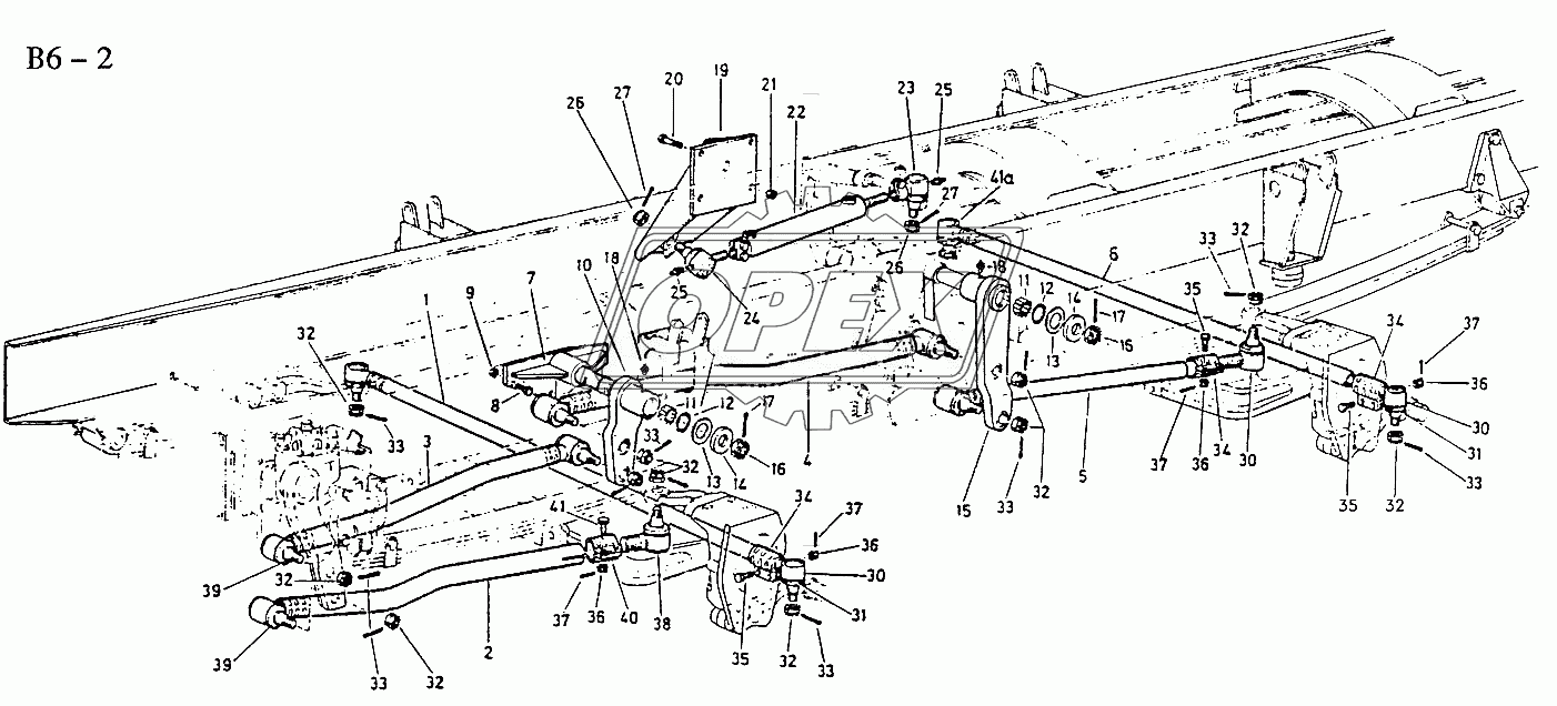 8x4 STEERING LINKAGE (B6-2)