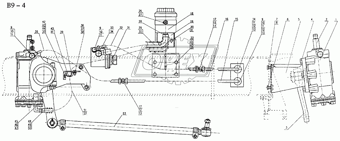 6x2 HYDRAULIC STEERING SYSTEM (B9-4)