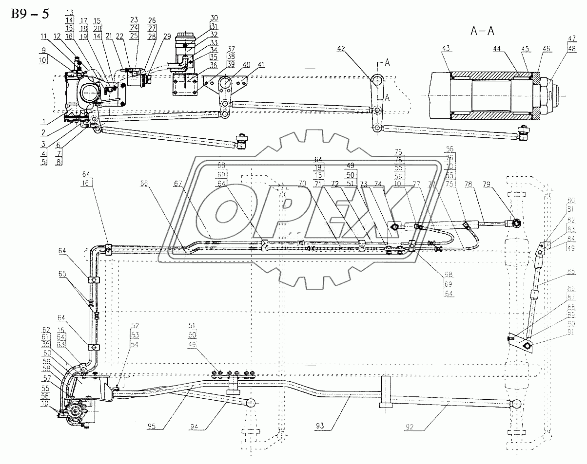 8x4 HYDRAULIC STEERING SYSTEM (B9-5)