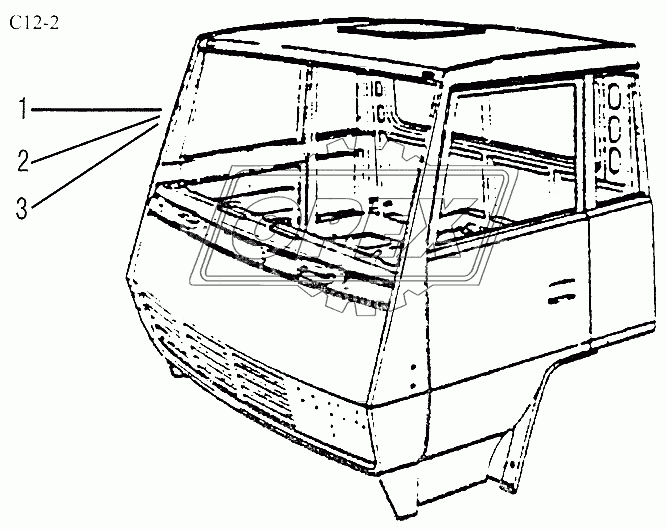 CAB BODY SHELL (C12-2)