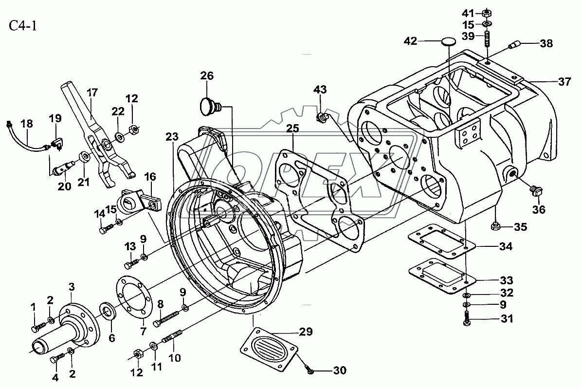 9JS150T GEARBOX HOUSING (C4-1)