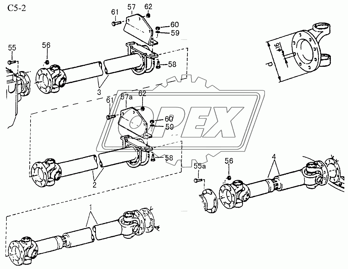 6x4, 8x4 PROPELLER SHAFTS (C5-2)