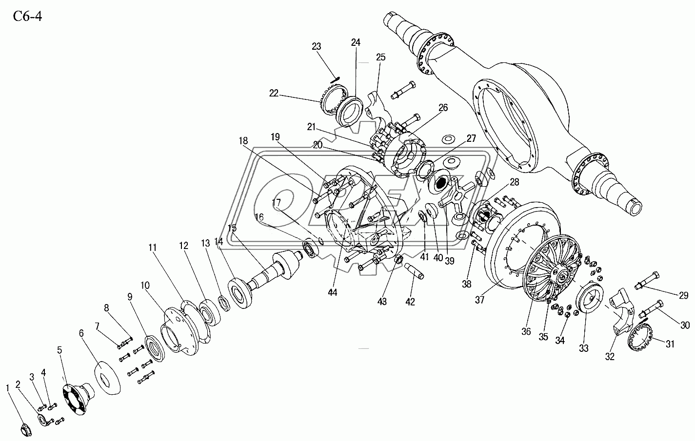 REAR AXLE DRIVE (C6-4)