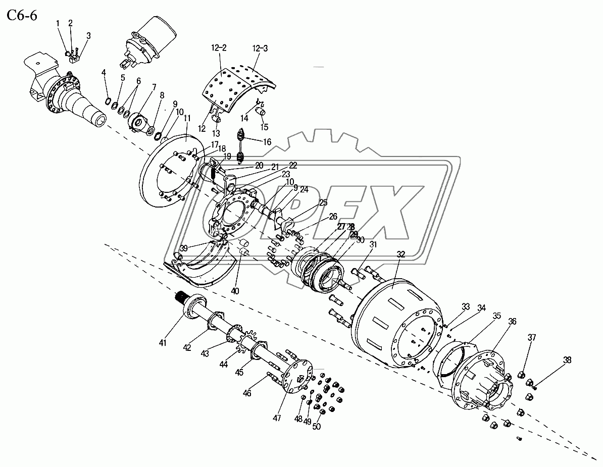 REAR BRAKE (C6-6)