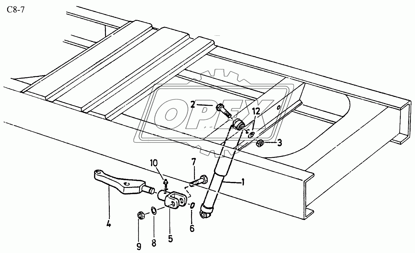 4x2 SHOCK ABSORBER (C8-7)