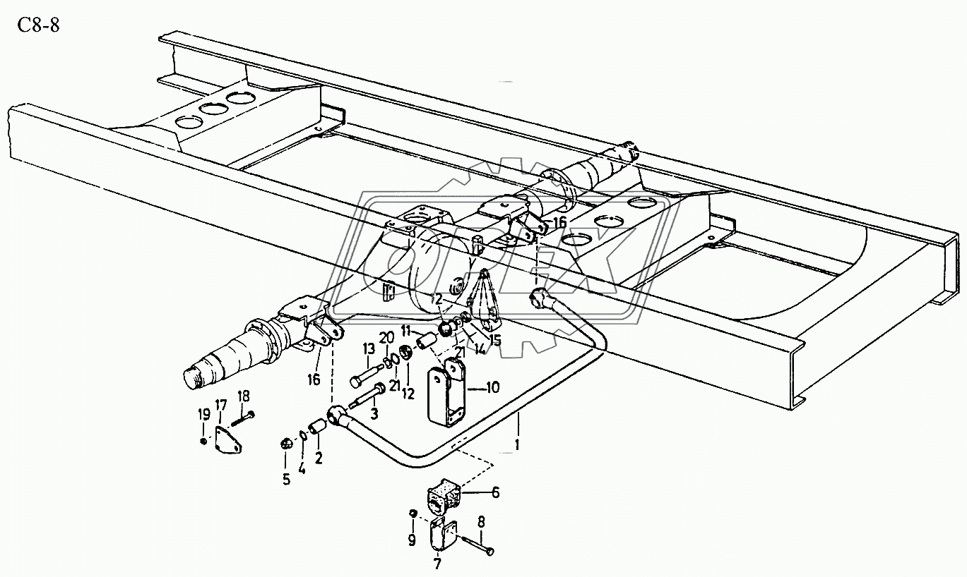 4x2 STABLIZER REAR (C8-8)