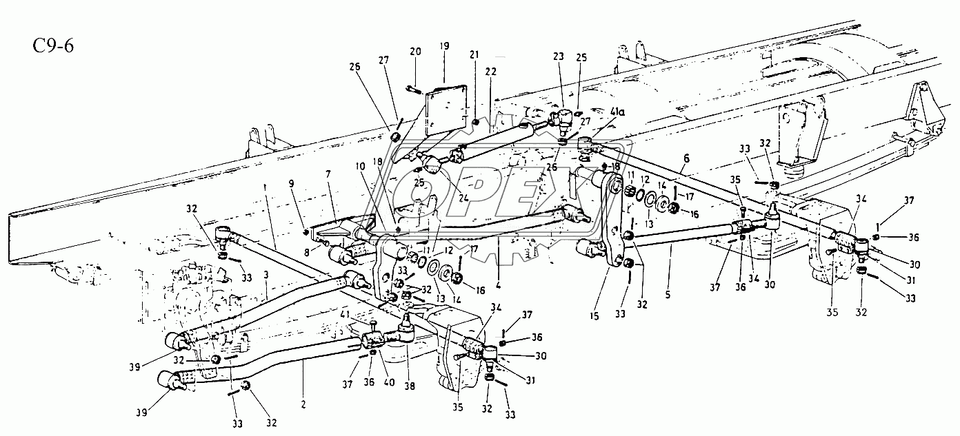 8x4 STEERING LINKAGE (C9-6)