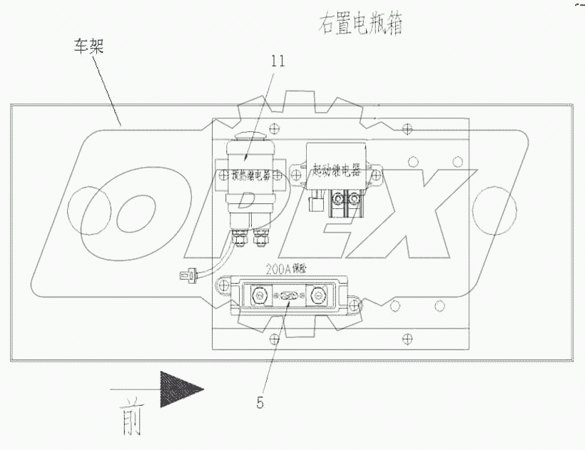  Electrical preheater