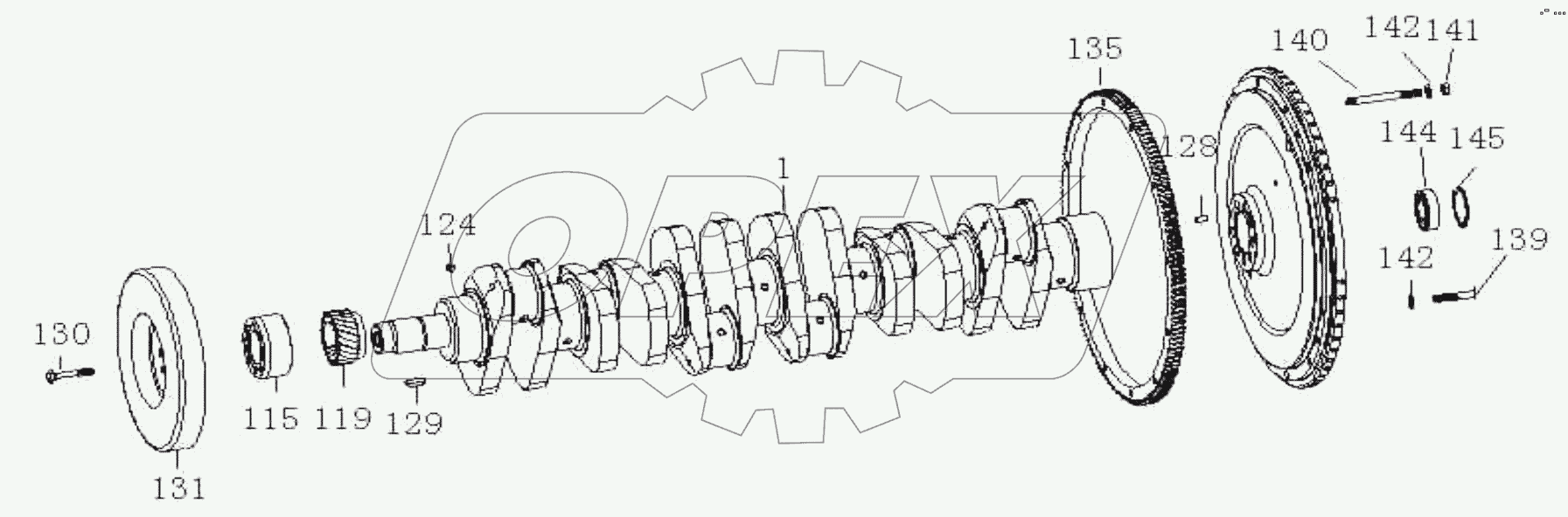  Crankshaft and Flywheel