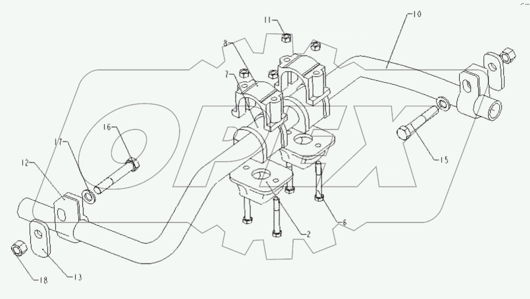  Transmission auxiliary support