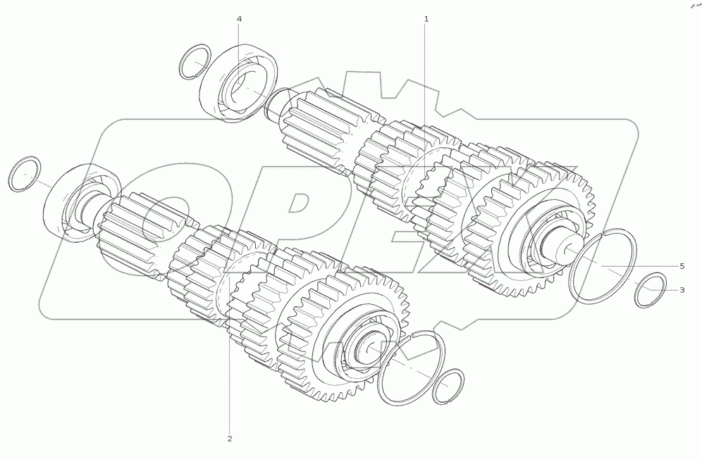  AC22120300206 Узел промежуточного вала