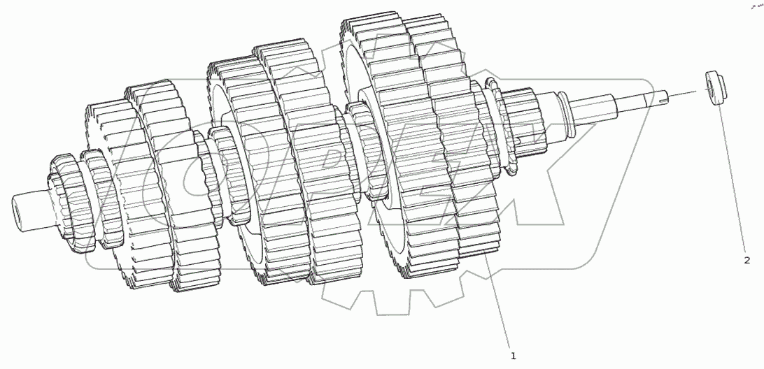  AC22120400206 Узел главной оси