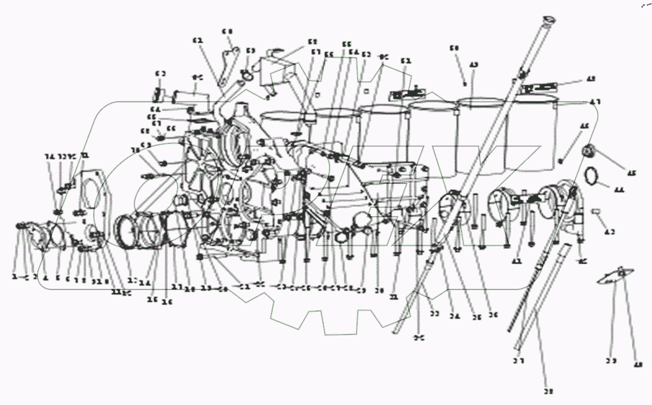  AC D100143851 Блок цилиндров