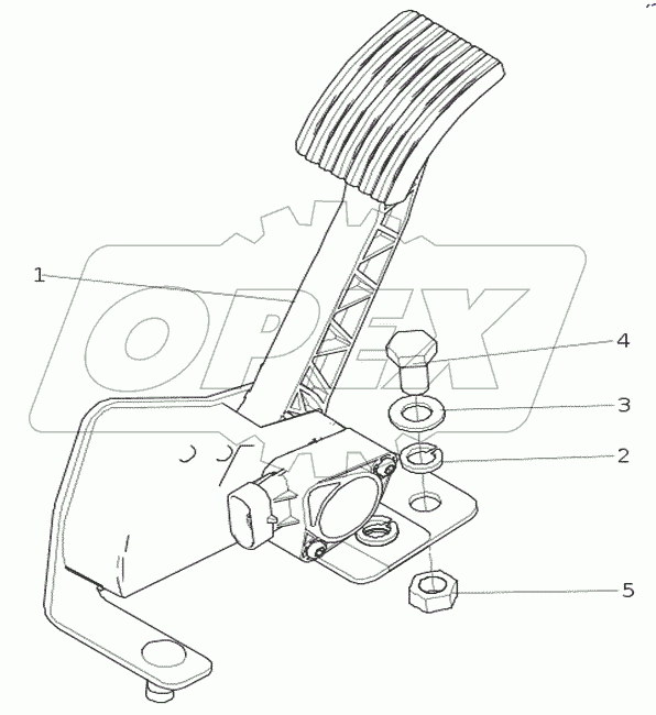  AC97255700401 Электронная система дроссельной заслонки