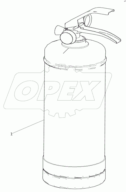  AC16427.00101 Бортовый огнетушитель
