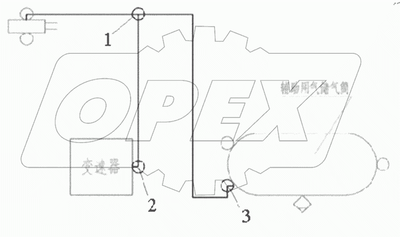  Transmission gas control device