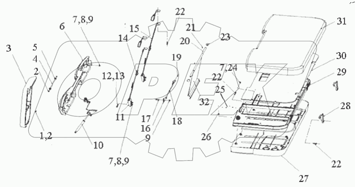  Upper sleeper assembly