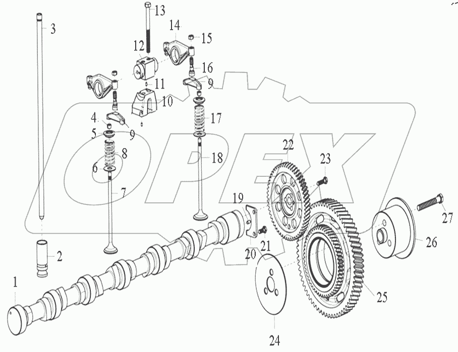  Gas distribution mechanism