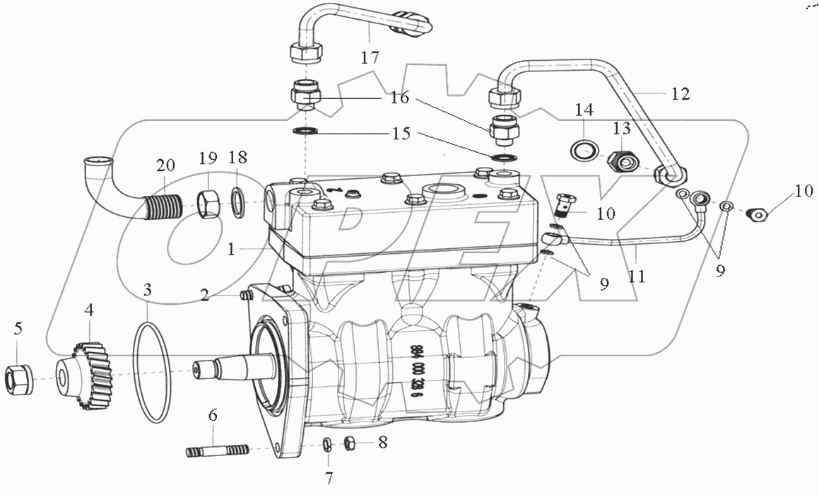  Air compressor assembly