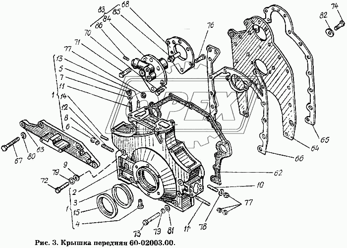 Крышка передняя 60-02003.00